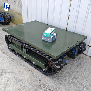 Crawler Robot Máy kéo máy xúc cao su Crawler Chassis nền tảng cao su Crawler - Product Image 5