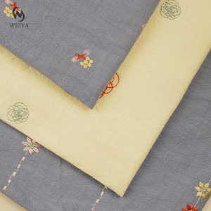 Tela de Algodón 100% Lavada con Bordado para Vestidos de Mujer, Precio de Fábrica, Personalizable en Inglés, Precio al por Mayor - Product Image 3