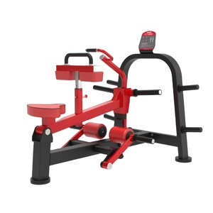 MND Fitness Équipement de musculation professionnel : Machine Super Horizontal Calf Raise Leg Press à charge par plaques pour <span class=keywords><strong>mollets</strong></span> assis - Product Image 1