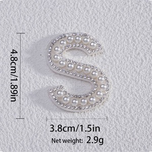 Écusson avec lettres personnalisées et paillettes, alphabet, autres accessoires de vêtement, fabricant en Chine - Product Image 5