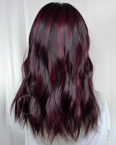 Peluca Judía 1B Borgoña Ombre de Cabello Ruso Largo con Nudos Invisibles, Ondas Naturales, Top de Encaje 9*5, Cabello Virgen Crudo, Pequeña, para Mujeres Ortodoxas - Product Image 4