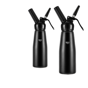 Outil de décoration de desserts de qualité supérieure, fouet à crème en aluminium durable, distributeur de crème fouettée pour les restaurants et les services de traiteur - Product Image 1