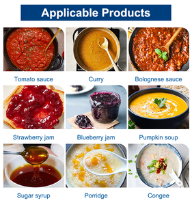 Marmite de cuisson et de mélange à vapeur électrique à haut rendement et prix abordable, avec agitateur, pour confiture de tomates, pâte de curry et soupes - Product Image 4