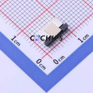 FC05-S06DCU-00 FFC/FPC Connector SMD,P=0.5mm,Horizontal Mount Connector Drawer Type Top Contact 6P 0.5mm - Product Image 1