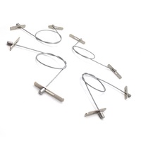 Kit de câble de suspension réglable en fil d'acier de 1.5mm pour la sécurité et la protection des LED