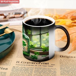 Frosted Black <b>Ceramic</b> <b>Mug</b> 11oz Sublimation Heat Transfer DIY Blank Cup - Product Image 5