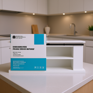 Kit de porte coulissante en acier au carbone mini, 78,7 pouces, noir, pour armoire de rangement intérieure - Product Image 2