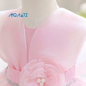 MQATZ Vestito da Principessa per Bambina, Abito Estivo per Festa di Compleanno, Costume da Damigella 0-3 Anni L3209XZ - Product Image 6