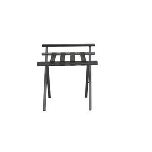 MILENYUM LR-S-002 Moderno Soporte de Equipaje de Acero con Recubrimiento de Polvo Negro, Estante Metálico Plegable para Habitación de Hotel, Dormitorio, Sala de Estar - Product Image 2