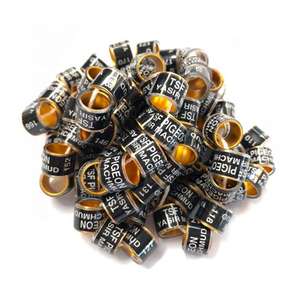 Anelli per Zampe di Uccelli in Plastica e Alluminio, Anelli Identificativi per Polli da 12mm, GPS per Tracciamento Piccioni - Product Image 2
