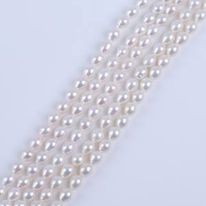 ไข่มุกธรรมชาติจูจี้ 5-6 มม. รูปทรงหยดน้ำแบบเอดิสัน งานกึ่งสำเร็จรูป ทำมือ สำหรับทำเครื่องประดับ DIY ไข่มุกเม็ดเดี่ยว - Product Image 3