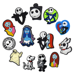 Horror Halloween <span class=keywords><strong>cadáver</strong></span> zapato decoración pulsera Zueco encantos PVC accesorios Halloween <span class=keywords><strong>novia</strong></span> boda fiesta Halloween zapato encantos - Product Image 1