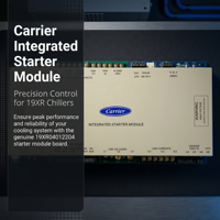 Module de démarrage intégré en acier inoxydable Carrier 19XR04012204 pour compresseur de réfrigération, système HVAC haute performance