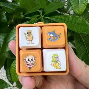 Colgante Sonoro Creativo Brainrot Tung Tung Tung, Colgante Divertido para Mochila de Pareja, Juguetes Antiestrés, Llavero de Teclado - Product Image 1