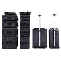 Flycase en plastique démontable 260mm 390mm pour amplificateur de mélangeur Audio de serveur Rack conception peu encombrante équipement de son Audio