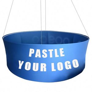 Letrero Colgante de Tela Elástica con Impresión Personalizada, Diseño de Logotipo Personalizado, Banner Cuadrado de Tela Tensada - Product Image 1