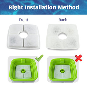 Pet Water Dispenser Filter Element <strong>Coconut</strong> <strong>Shell</strong> Activated Carbon Ionic Resin Cotton Square Ultrafiltration Replacement - Product Image 3