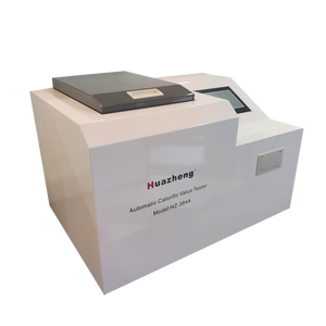 Huazheng Elektrische Lab Apparatuur Olie Calorische Waarde <span class=keywords><strong>Tester</strong></span> Petroleum Bom Calorimeter