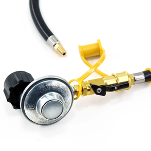 <span class=keywords><strong>Weber</strong></span> Spirit 500/700 et Genesis <span class=keywords><strong>1000</strong></span> Kit de régulateur de gaz Tuyau de cuisson à déconnexion rapide GPL avec régulateur haute température - Product Image 3