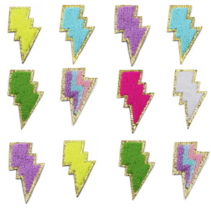 Hoa Hồng Chữ Màu Đỏ Sticker Vá Bảng Chữ Cái Khăn Thêu Chenille Các Bản Vá Lỗi Cho Quần Áo Túi Áo Khoác Dính Trên Phụ Kiện Đính - Product Image 5