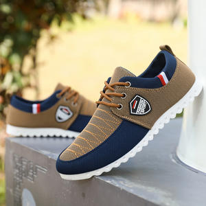 Chaussures décontractées pour hommes Summer Hollow avec surface en cuir souple et respirantes, chaussures blanches pour hommes, chaussures de sport décontractées - Product Image 2