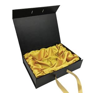 Üretim özel Logo pembe katlanır manyetik sunta ürün ambalaj peruk hediye kutuları ambalaj - Product Image 4