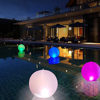 Plage grand étanche pour l'eau piscine fête ballons extérieurs rvb sous-marin extérieur noël fête de mariage décoration lumière
