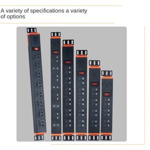 Normes d'alimentation PDU standard personnalisées en usine Prise de distribution d'alimentation Prise d'armoire Protection contre les surcharges Bande d'alimentation - Product Image 2