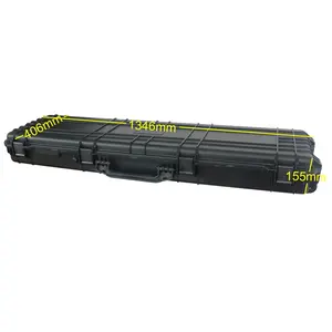 Long Gun Case RC6064 Narrow Rectangular Hard Waterproof Case With Foam