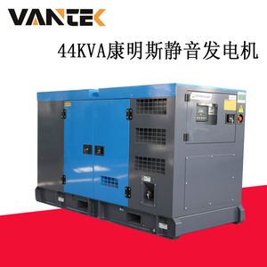 Jiangsu Wantai 44kVA <b>Silent</b> Diesel <b>Generator</b> Set 230/400V 50Hz Soundproof Canopy - Product Image 2