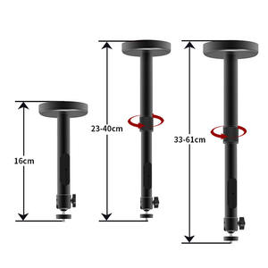 Support mural universel réglable en aluminium pour <span class=keywords><strong>projecteur</strong></span>, support de <span class=keywords><strong>plafond</strong></span> rétractable pour tous les projecteurs - Product Image 2