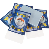Protège-cartes Yugioh mats transparents en plastique pour cartes à collectionner, pour jeux de société portables et outils éducatifs