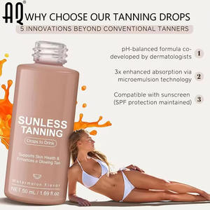 Private Label Organic Dark Tone Body <span class=keywords><strong>Bronceado</strong></span> Gotas Todo Tipo de Piel <span class=keywords><strong>Acelerador</strong></span> Aceite de protección <span class=keywords><strong>solar</strong></span> - Product Image 3