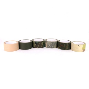 <span class=keywords><strong>Flecktarn</strong></span>-Cinta de tela autoadhesiva para uso en exteriores, conducto de camuflaje para acampar, cazar, resistente al calor, de algodón, 10M - Product Image 6