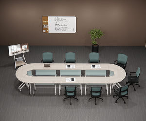 <span class=keywords><strong>Vente</strong></span> à durée limitée Tables de bureau pliables Tables de formation commerciales modernes pour entreprise École Bureau - Product Image 2