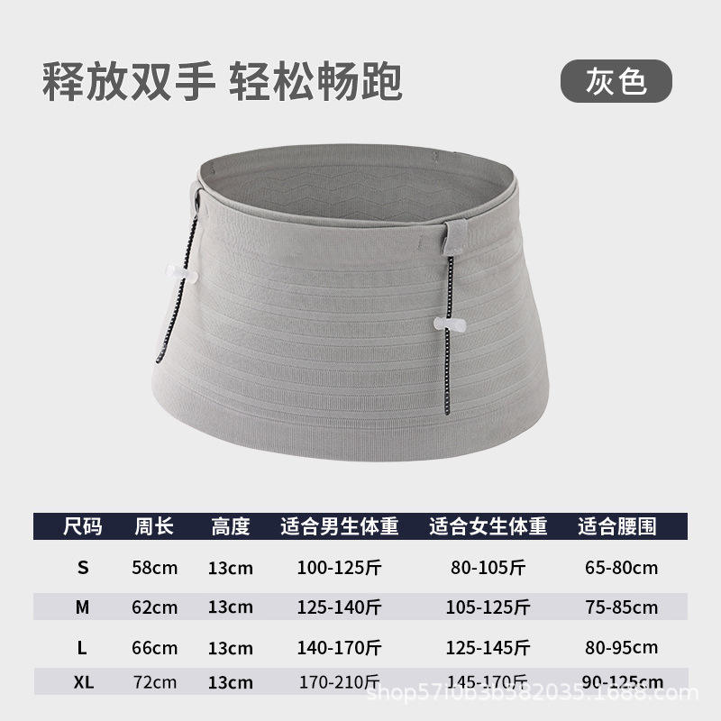 Multifunctional waist bag (gray-no label) - m size