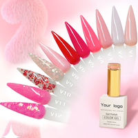 Fournisseur d'usine de vernis à ongles en gel UV, créez votre propre marque, vernis à ongles en gel professionnel sans TPO ni HEMA, étiquette privée