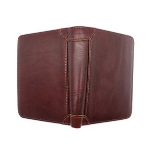 กระเป๋าสตางค์หนังแท้คุณภาพดีเยี่ยม ป้องกัน RFID แบบเปิดสั้น สำหรับผู้ชาย - Product Image 2