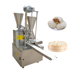 Petit-Déjeuner chinois Légumes Baozi Fabricant/Viande Pain Farci à la vapeur Faisant La Machine/Momo Baozi Machine de Remplissage - Product Image 3