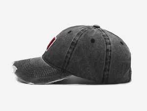Gorra de béisbol de moda con borde vintage y efecto desgastado Four Seasons Wash para hombre y mujer - Product Image 3
