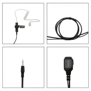 E83V2-Y nhà máy bán buôn hai cách phát thanh Acoustic Ống tai nghe với Mic cho ICOM Puxing <span class=keywords><strong>midland</strong></span> đài phát thanh - Product Image 2