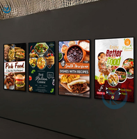 Boîte à lumière pour la publicité affiche Led bannière Led cadre photo Restaurant Menu affichage LED cadre affichage