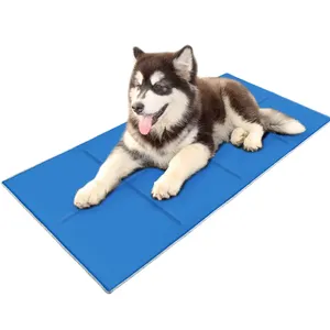 Pet Cooling Custom Eco-friendly Safe Summer Pet Cat Dog Cooling Gel Material Ice Sleeping Mat Pad Cushion Bed Teddy Mattress