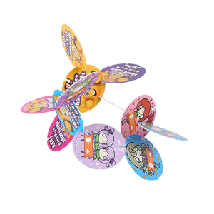 Cartes de Tazo en PP personnalisées, Cartoon écologique en matière plastique, cartes de Tazos <span class=keywords><strong>3D</strong></span> pour enfants, cadeau, carte <span class=keywords><strong>puzzle</strong></span> <span class=keywords><strong>3d</strong></span>, jouet de bricolage - Product Image 2