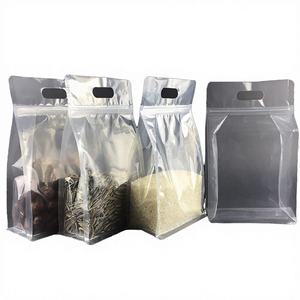 ถุงบรรจุภัณฑ์ข้าวแบบใส PE รีไซเคิลได้ ทรงสี่เหลี่ยม ก้นแบน มีซิปล็อค พร้อมพิมพ์กราเวียร์ สำหรับน้ำตาลผงและแป้ง - Product Image 1