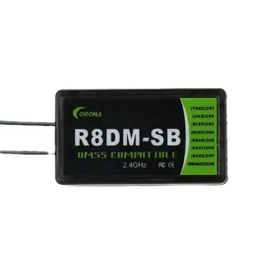 电晕 R8DM-SB 2.4g rc 遥控兼容 JR DMSS 接收 rc 直升机