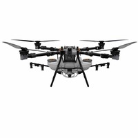 TopXGun 80L Drone agricole de pulvérisation avec 1 buse, pompe à diaphragme, boîte de vitesses, pulvérisateur de pesticides et d'engrais, portée de 3 km, temps de vol de 5 à 14 minutes
