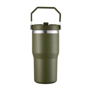 Bouteille d'eau chaude isolée sous vide de 20 oz avec bec verseur rabattable, thermos à double isolation sous vide anti-fuite - Product Image 3