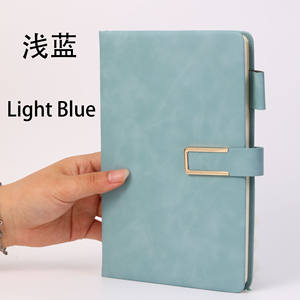 Custom Printed Logo A5 Size Leather Diary Notebook Super Thick Magnetic Business Office Stationery Thickened Notebook - Product Image 2