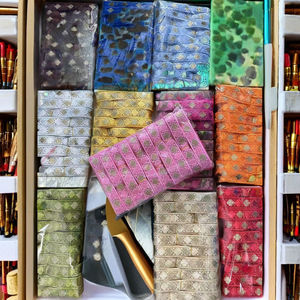 Garniture personnalisable en dentelle guipure <span class=keywords><strong>DMC</strong></span> <span class=keywords><strong>Broderie</strong></span> écologique en strass sur polyester Vêtements pour femmes avec motif animal unique - Product Image 3